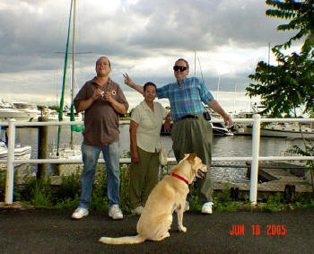 BUCHANANFPC PHOTO (RENEGADE, ZACHM2, MIGUELINA, AND GEORGE AT THE  NEW JERSEY SHORE)